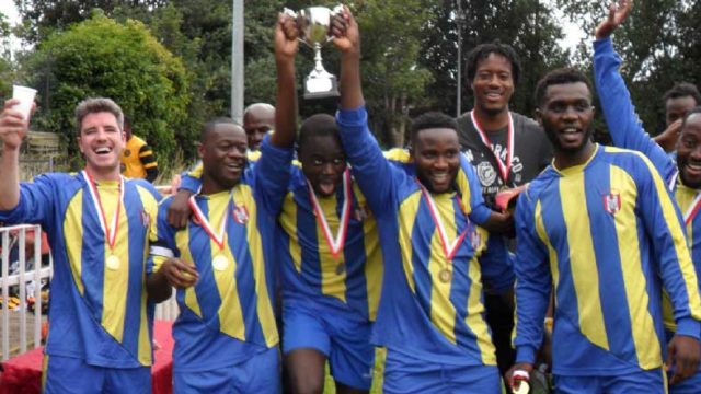 The Tons Win the Walter Tull Cup 2016