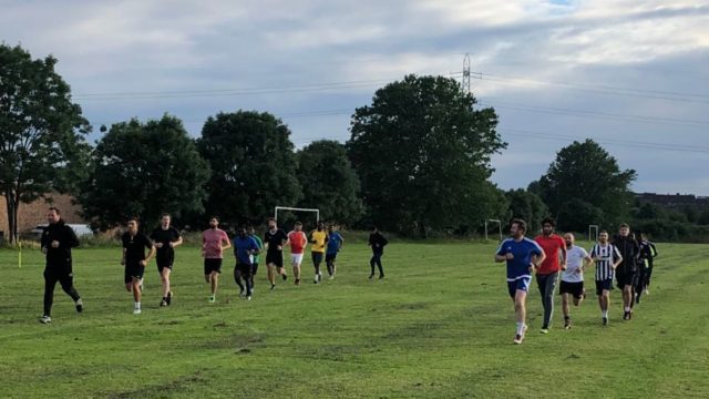 Pre-season training ahead of 2019-20 season